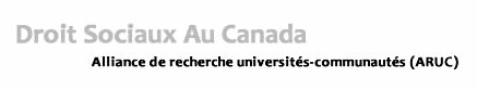 Social Rights in Canada - A Community-University Research Alliance (CURA) Social Rights in Canada - A Community-University Research Alliance (CURA)